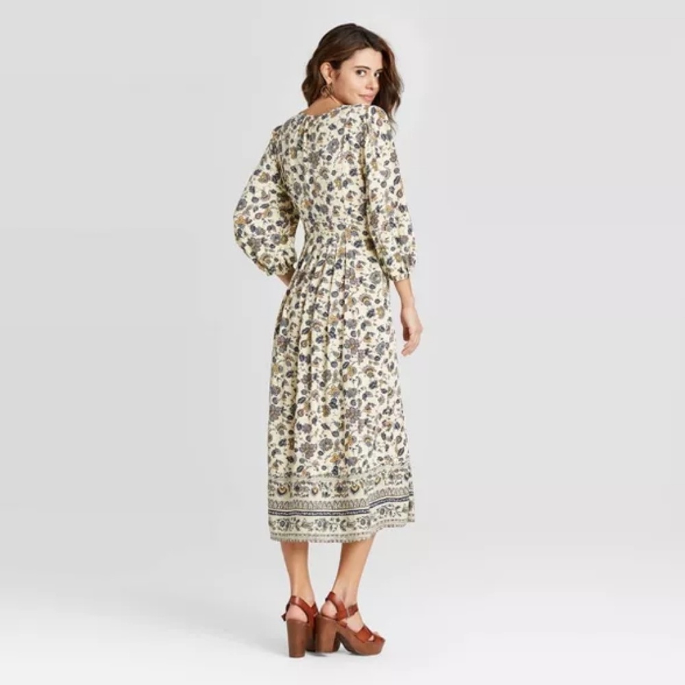 Women's Prairi Dress Long Sleeve Midi - Picture 3 of 4